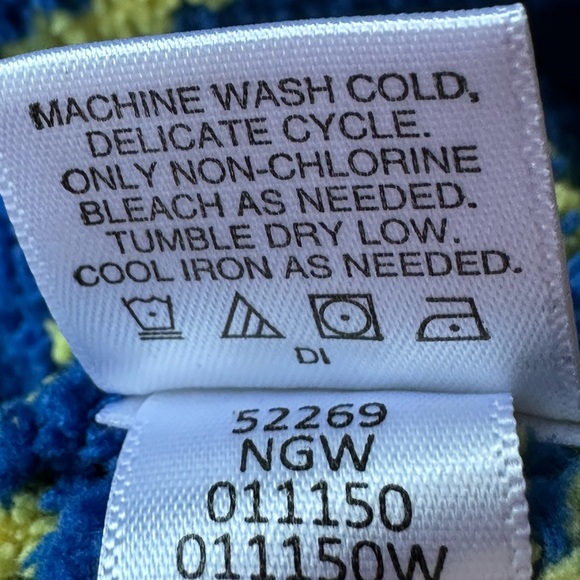 Hanna Andersson Marshmallow Blue with Yellow Stripes Sweater size 100 cm / US 4 - Picture 5 of 6